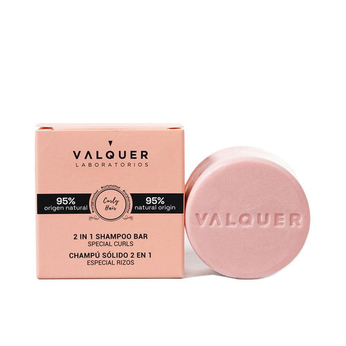 Valquer Método Curly Champú Sólido 2 En 1 Limpia Hidrata Repara