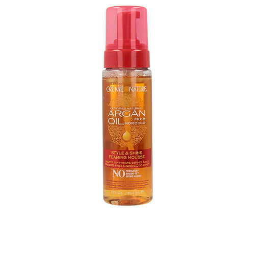 Creme Of Nature Argan Oil Mousse Capilar Realza Brillo Nutre