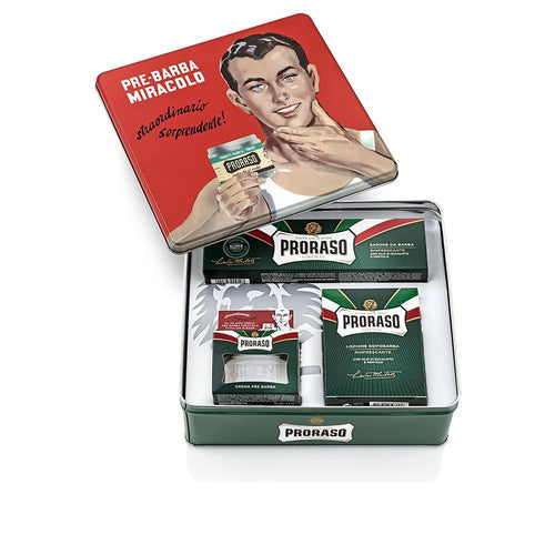 Proraso Rinfrescante Set Da Barba Con Olio Di Eucalipto E Mentolo