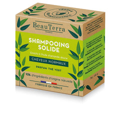 Beauterra Solide Grüner Tee Shampoo Bar 93 Prozent Natürlich
