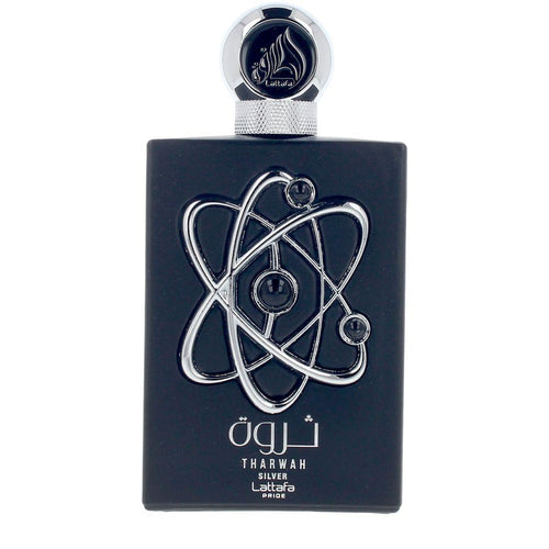 Lattafa Tharwah Silver Perfume Eau De Parfum Frescura Acuática Elegante