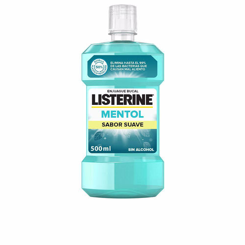 Listerine Mentol Suave Collutorio Protezione Placca 24 Ore
