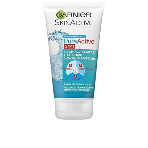 Garnier Pure Active Gel Pulente 3 In 1 Pelle Fresca E Matta