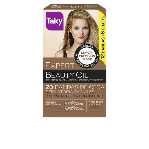 Taky Aceites Naturales Strisce Ceretta Viso Depilatorie Pelle Liscia E Detossinata