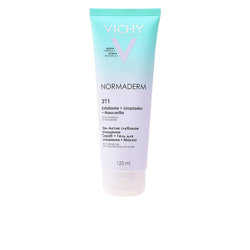 Vichy Normaderm Exfoliant Reiniger Und Maske Für Gesicht Perfekt Gereinigte Haut