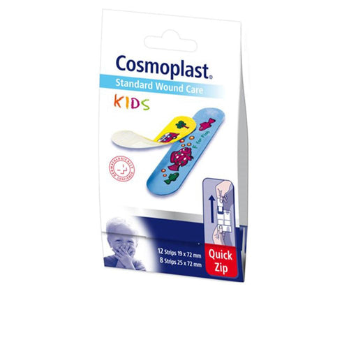 Cosmoplast Cosmoplast Cerotti Per Bambini Quick Zip Applicazione Rapida E Sicura