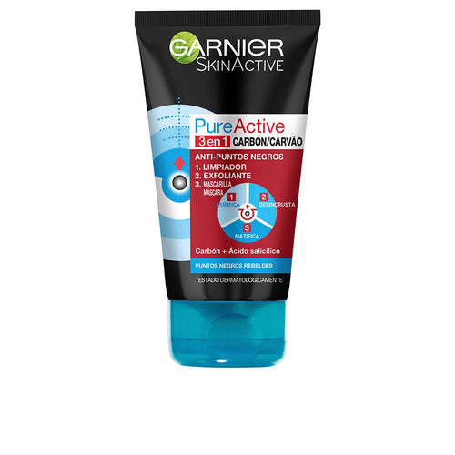 Garnier Pure Active 3 In 1 Reinigungsgel Gegen Mitesser Frische Strahlende Haut