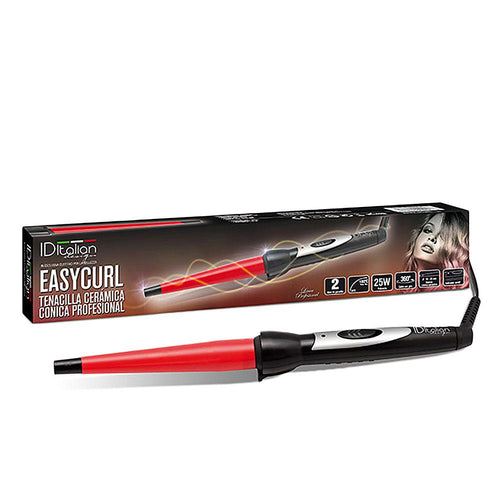 Id Italian Easy Curl Ferro Arricciacapelli In Ceramica Punta Protettiva Anti Ustioni