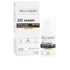 Bella Aurora Cc Cream Bella Aurora Crème Cc Anti Taches Spf50+ Protection Quotidienne Efficace