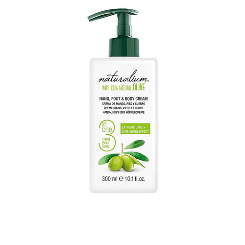 Naturalium Oliva 100% Crema Per Mani Piedi E Corpo Nutrimento Con Olio Di Oliva
