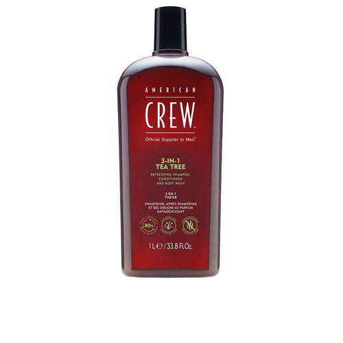 American Crew Crew Hair & Body Care 3 In 1 Shampoo Balsamo E Body Wash Pulizia E Freschezza Totale