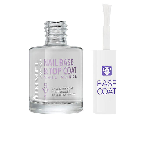Rimmel London Nail Nurse Care Base E Top Coat Unghie Forti Radianti