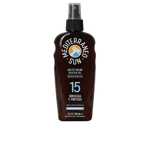 Mediterraneo Sun Coconut Mediterraneo Sun Aceite Bronceador SPF15 Bronceado Natural Rápido