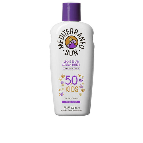 Mediterraneo Sun Kids Lotion Lozione Solare Per Bambini Alta Protezione SPF50 Protezione Solare Efficace